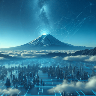 未来の富士山風景