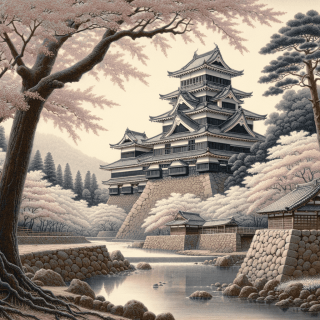 日本の城の風景　写真