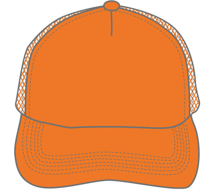 シミュレーター用キャップのカラーサンプル