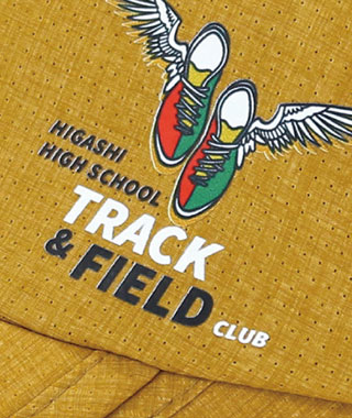 キャップ刺しゅう