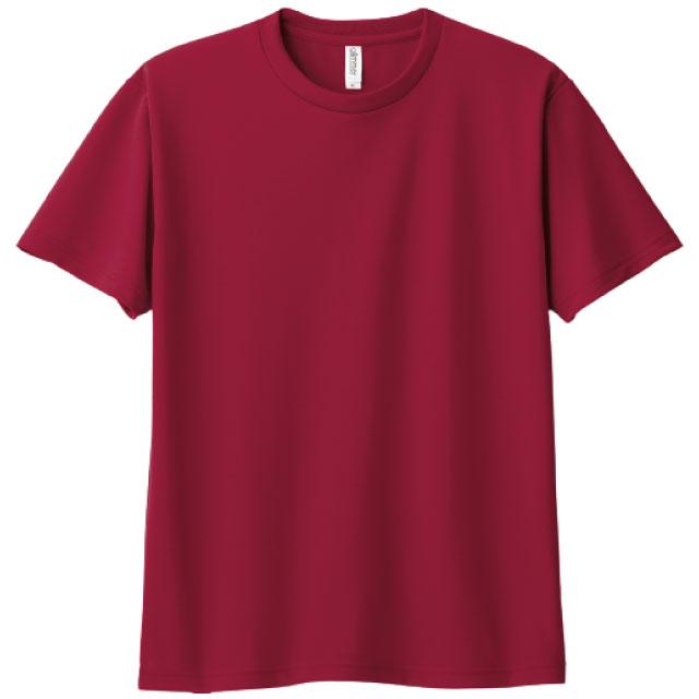バーガンディ｜スピードドライTシャツ