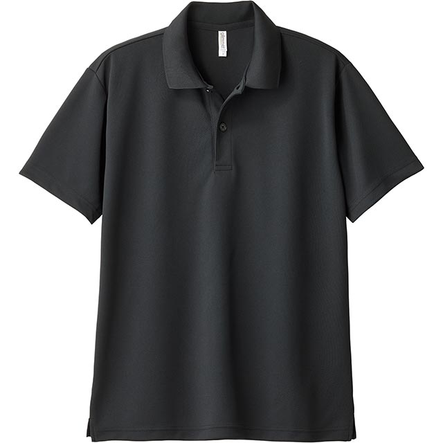 ブラック｜爽快ドライポロシャツ