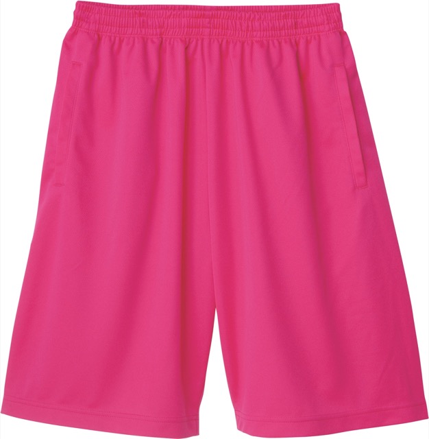 ホットピンク｜快適ドライハーフパンツ