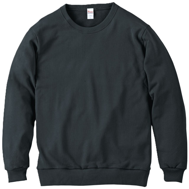 スモークブラック｜カラフルライトスウェット