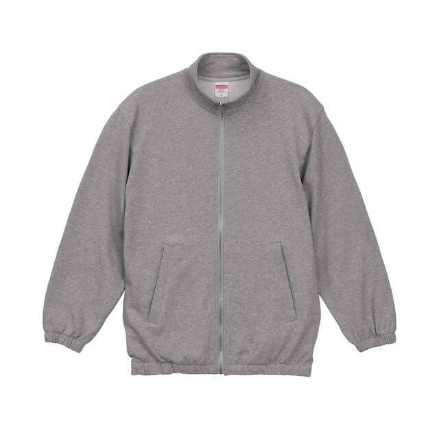 ミックスグレー｜スウェットスタイルジャケット