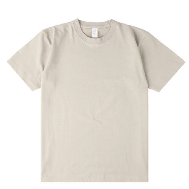サンドベージュ｜ハイランクTシャツ