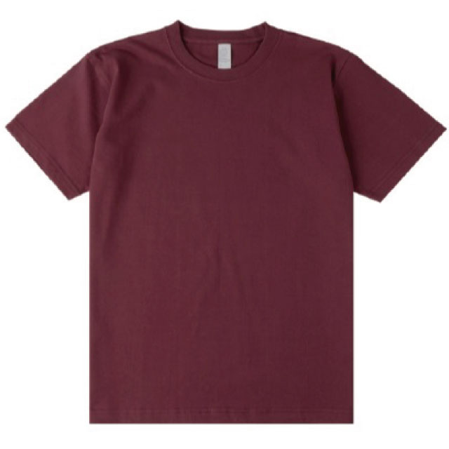 バーガンディ｜ハイランクTシャツ