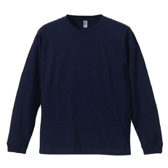 ネイビー｜ハイランクロングTシャツ