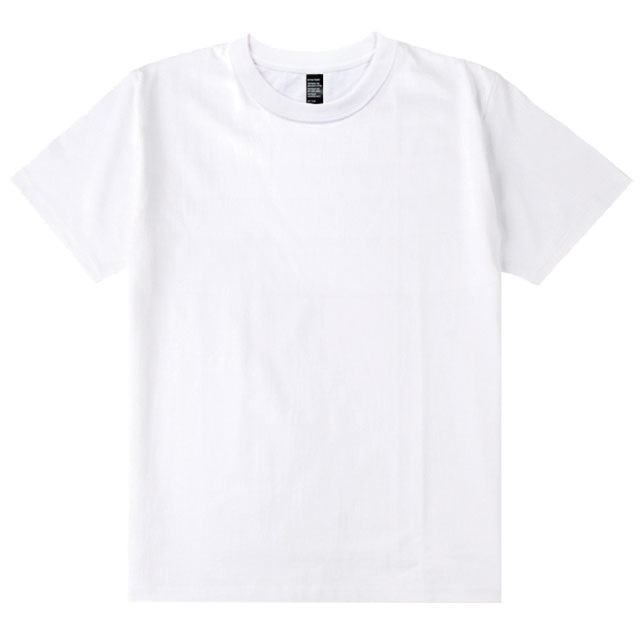 ホワイト｜THEアメリカン厚手Tシャツ