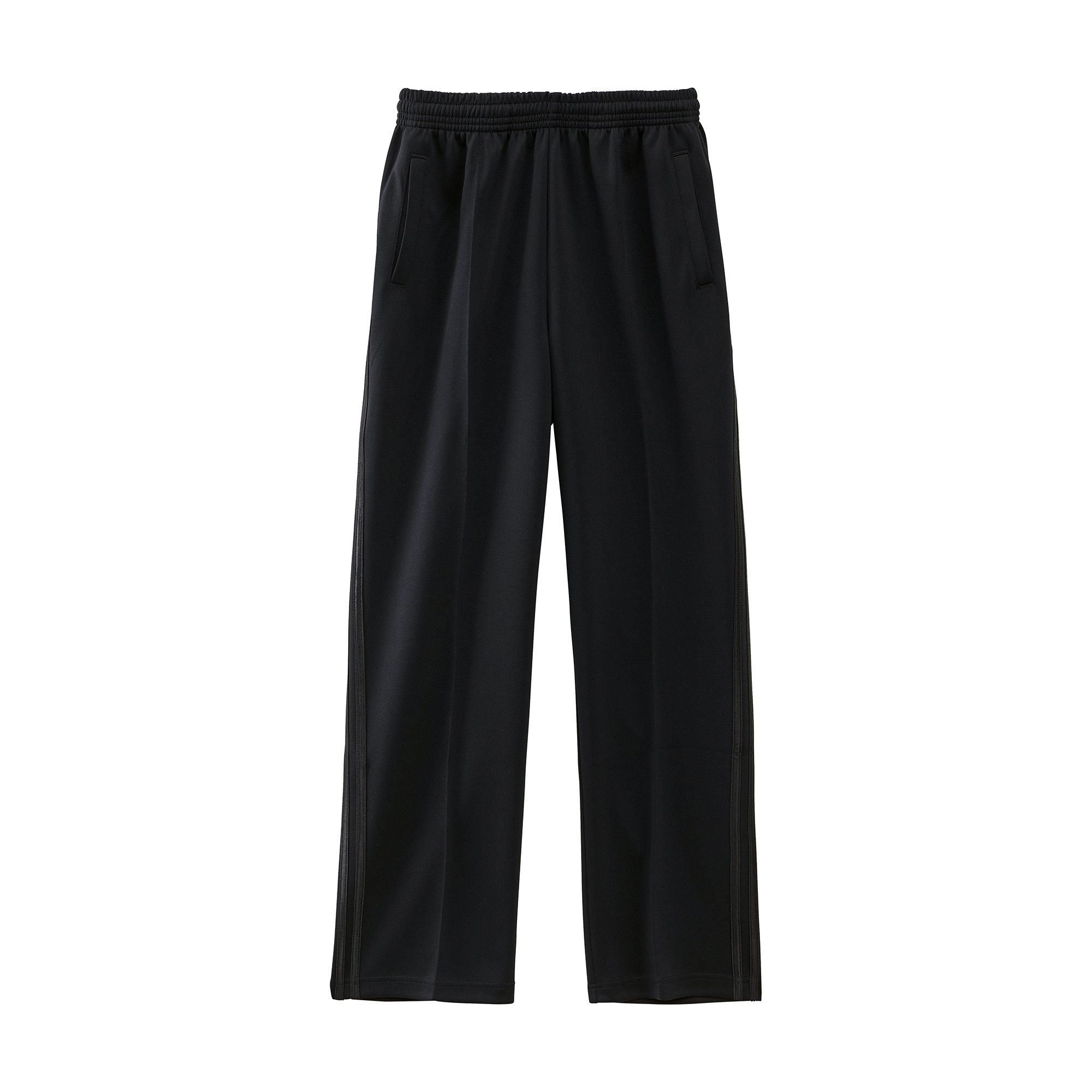 ブラック×グロスブラック｜ハイストリートラインパンツ