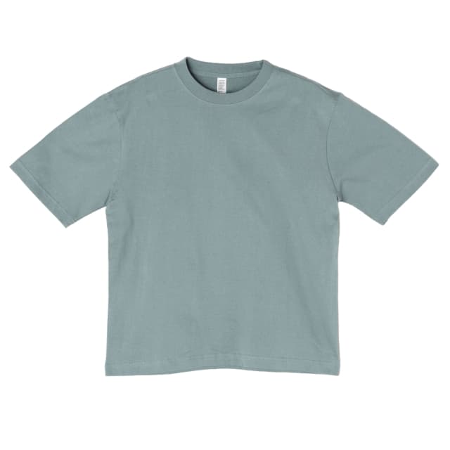 セメントブルー｜ハイランクリラックスTシャツ
