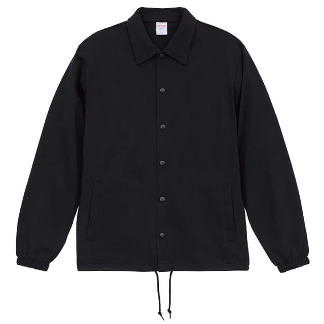 ブラック｜シンプルコーチジャケット