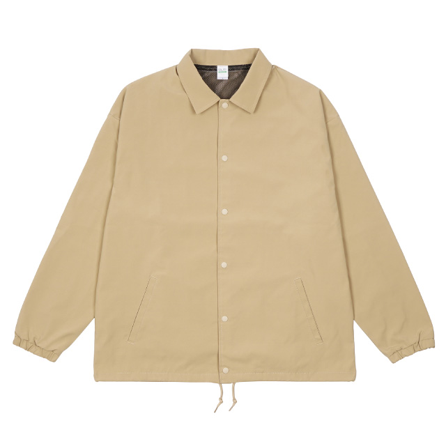 ベージュ｜質感マットコーチジャケット