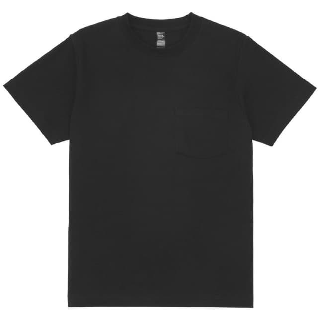 ブラック｜THEアメリカンポケットTシャツ