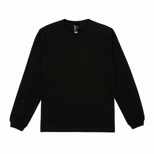 ブラック｜THEアメリカンロングTシャツ