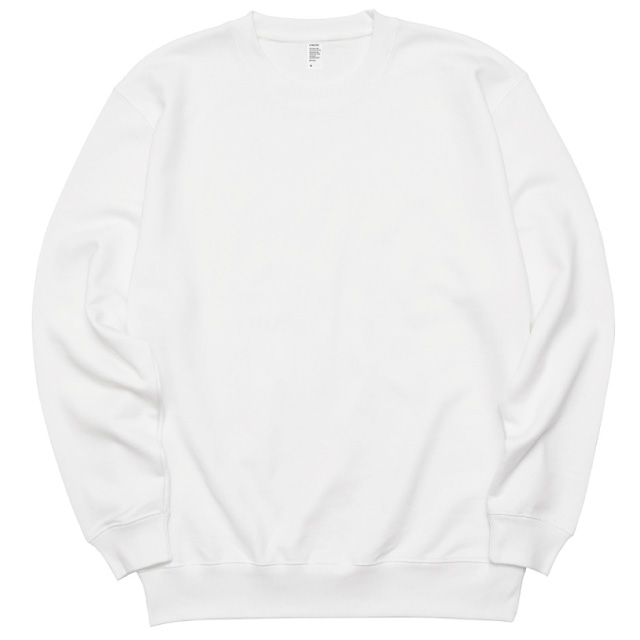 ホワイト｜上質なめらかスウェット