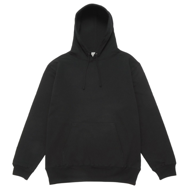 ブラック｜上質なめらかパーカー