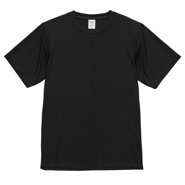 ブラック｜やわらか再生Tシャツ