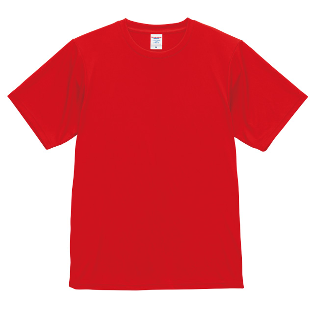 レッド｜やわらか再生Tシャツ