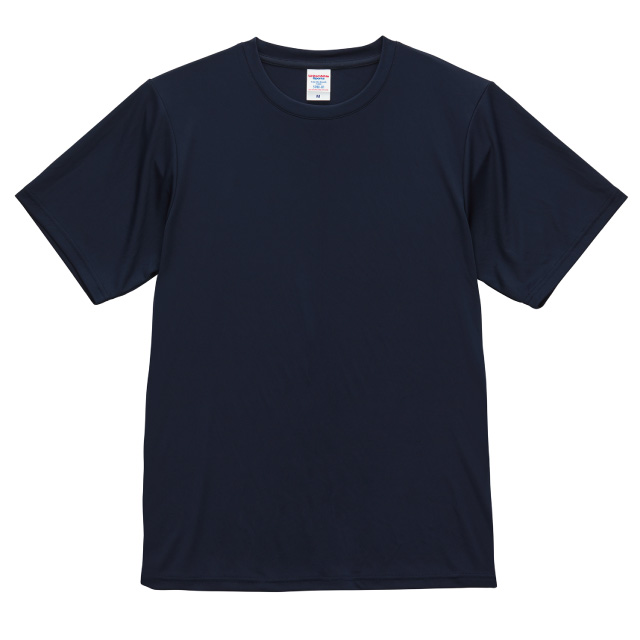 ネイビー｜やわらか再生Tシャツ