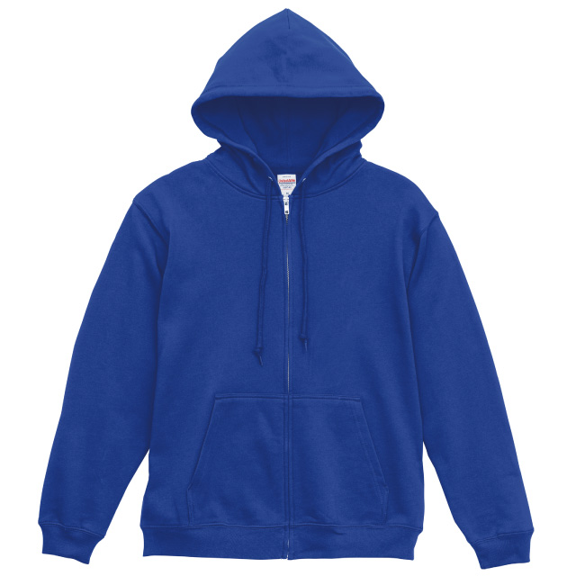 マリンブルー｜王道カジュアルジップパーカー