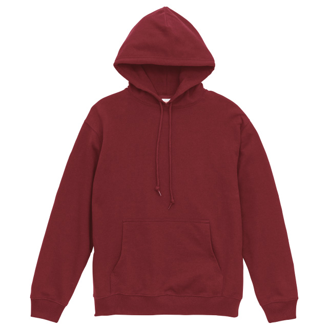 バーガンディ｜王道カジュアルパーカー