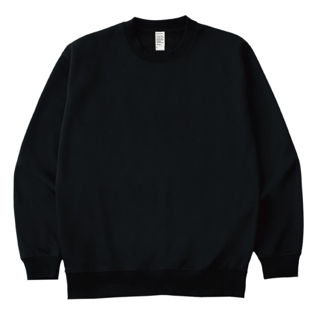 ブラック｜ベロアタッチスウェット