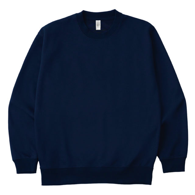 ネイビー｜ベロアタッチスウェット