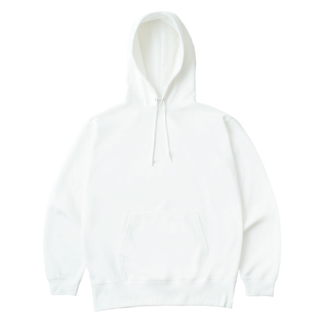 ホワイト｜ベロアタッチプルパーカー