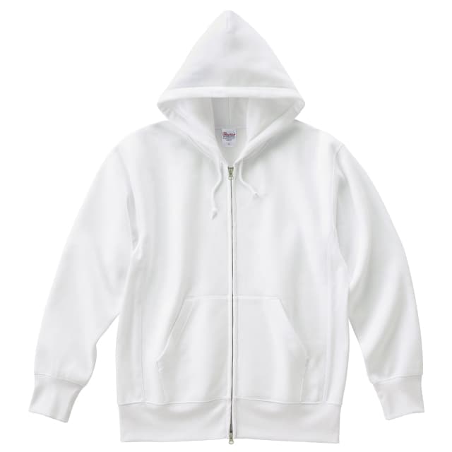 ホワイト｜ベストフレンド厚手ジップパーカー