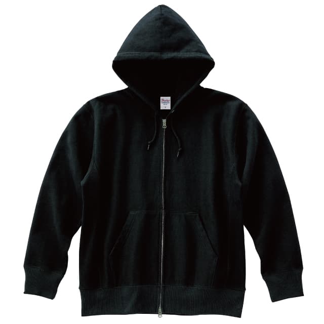 ブラック｜ベストフレンド厚手ジップパーカー