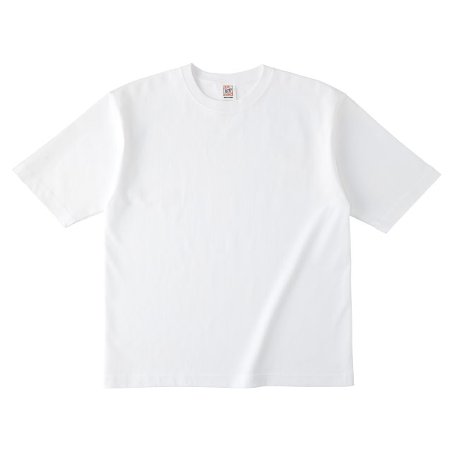 ホワイト｜リラックス5分袖Tシャツ