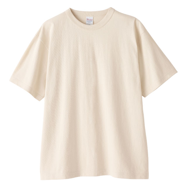 ライトベージュ｜襟ぐりしっかりTシャツ