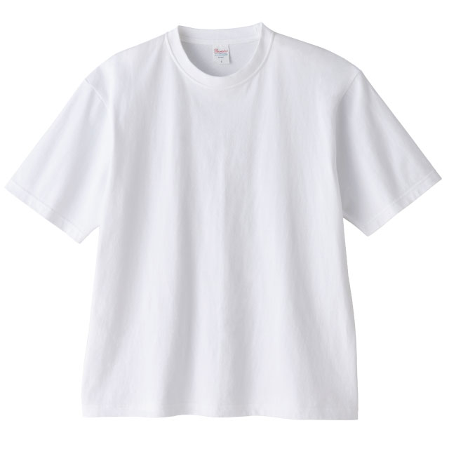 ホワイト｜襟ぐりしっかりビッグTシャツ