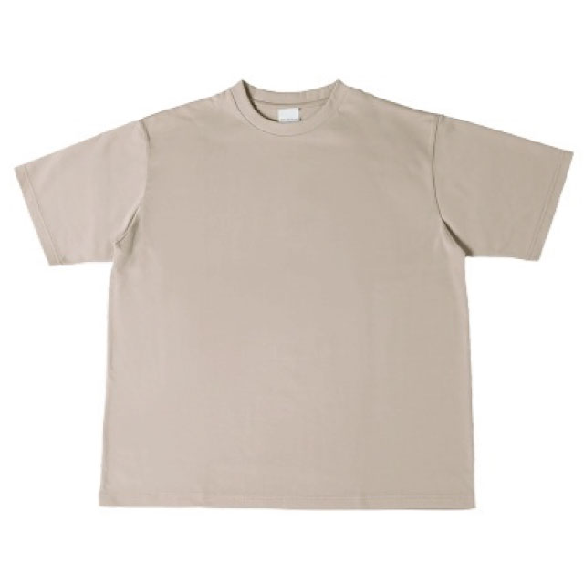 サンドベージュ｜ジャパンシルキーTシャツ