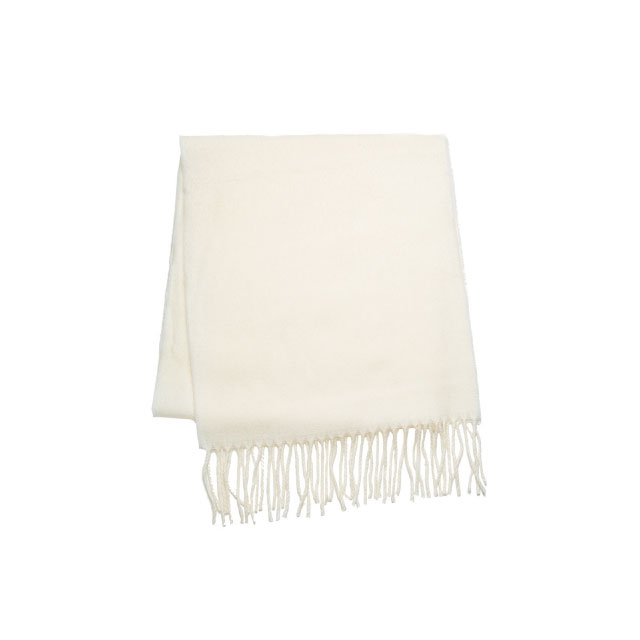 ホワイト｜ぽかぽかライトマフラー