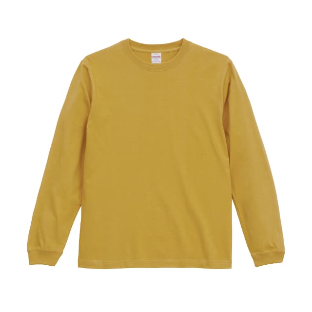 ヘイジーイエロー｜タフネスリブロングTシャツ
