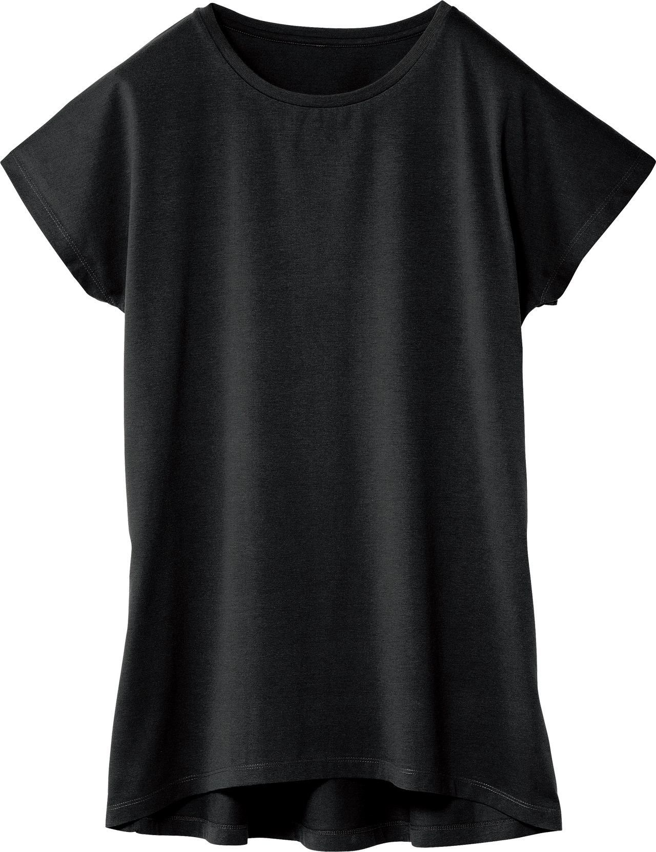 ディープブラック｜やわらかドルマンワンピース