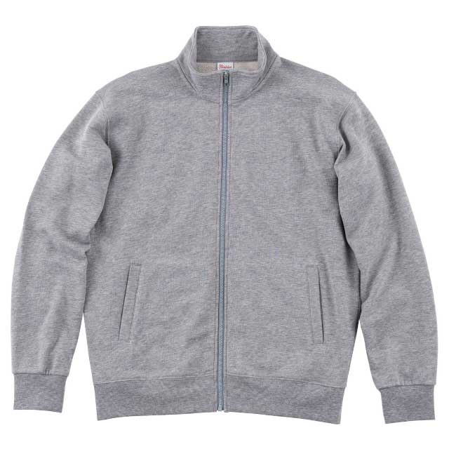 杢グレー｜スタンダードジップスウェットブルゾン