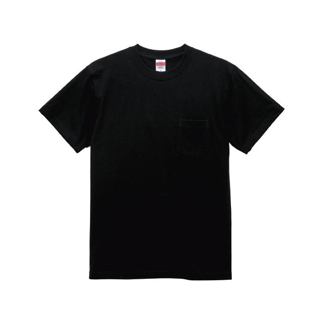 ブラック｜ハイクオリティーポケットTシャツ
