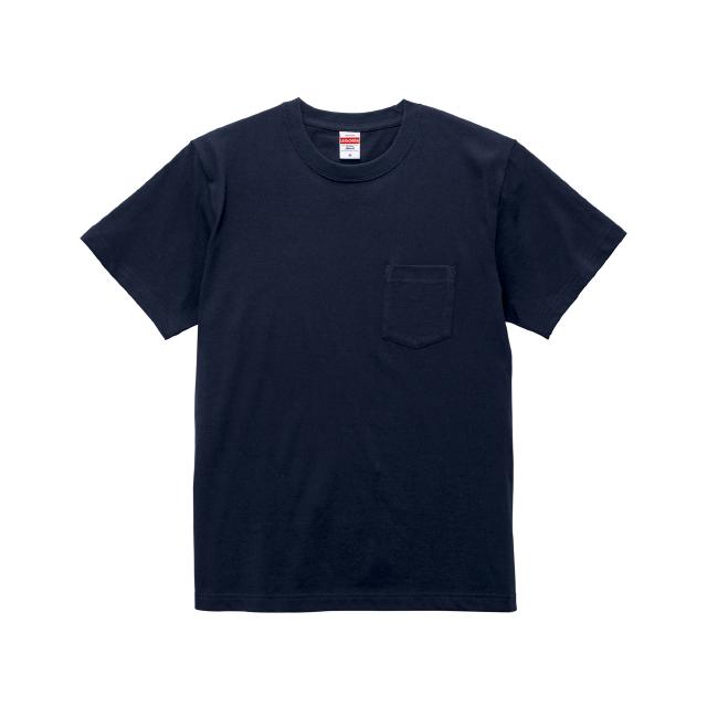 ネイビー｜ハイクオリティーポケットTシャツ