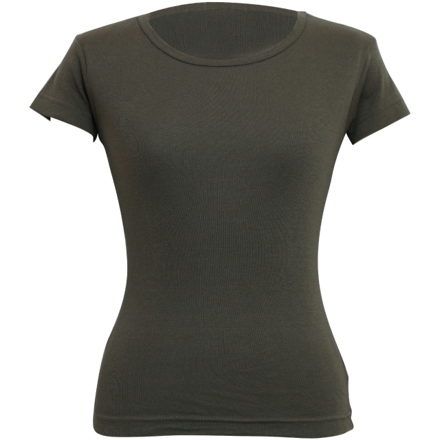 アーミーグリーン｜スリムフィットTシャツ