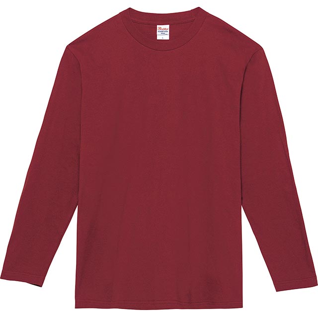 バーガンディ｜長袖ナイスTシャツ