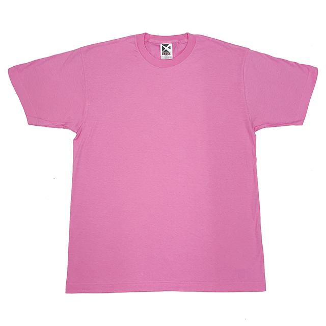 ピンク｜レギュラーコットンTシャツ