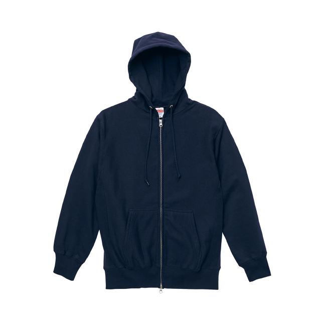 ネイビー｜ベーシックリラックスジップパーカー