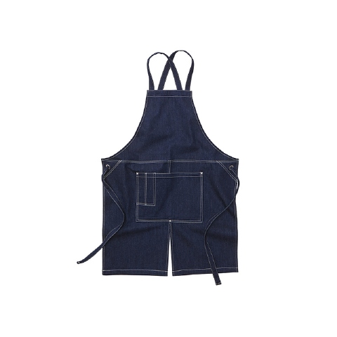 ﾀﾞｰｸｲﾝﾃﾞｨｺﾞ｜ウォッシュキャンバスエプロン（クロスタイプ）