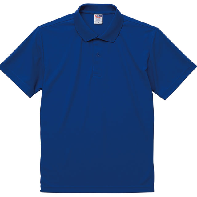 コバルトブルー｜万能ドライポロシャツ