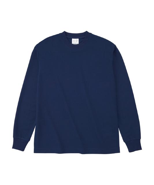ネイビー｜ハニカムロングTシャツ