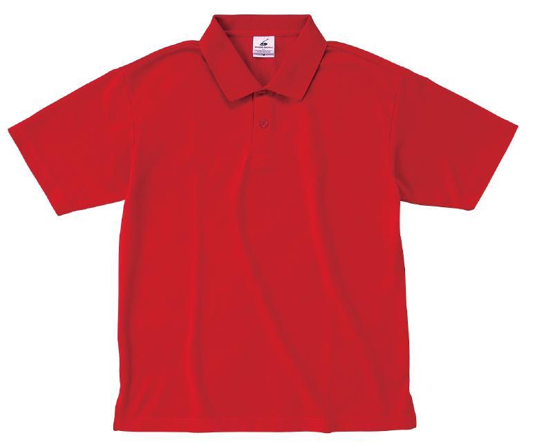 レッド｜アクティブポロシャツ
