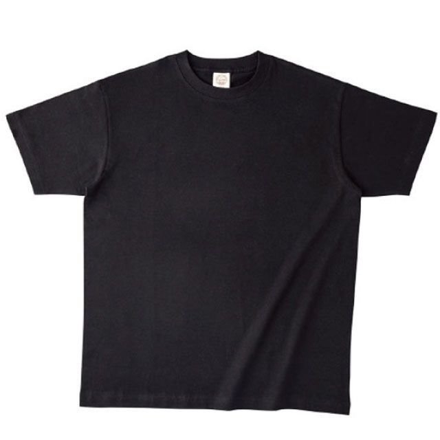 ブラック｜オーガニックコットンTシャツ